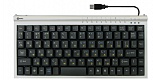 Клавиатура KREOLZ KC2068U, USB, SLIM, MINI, silver-black